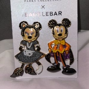 BaubleBar Mickey and Minnie Halloween Earrings